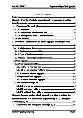 Current situations of designing audit procedures in auditing the financial statements of listed companies implemented by AAC Auditing and Accounting Co., Ltd