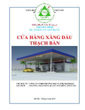 Thuyết minh dự án đầu tư xây dựng cửa hàng xăng dầu Thạch Bàn