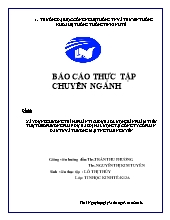 Luận văn Xây dựng chương trình phân tích dự báo lượng sản phẩm tiêu thụ theo phương pháp dự báo định lượng tại công ty cổ phần đầu tư và thương mại TNG Thái Nguyên