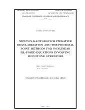 Newton - Kantorovich iterative regularization and the proximal point methods for nonlinear ILL - posed equations involving monotone operators