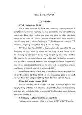 Đề tài Hoàn thiện hệ thống KSNB với việc tăng cường quản lý tài chính tại TCT Khai thác Cảng hàng không Miền Bắc