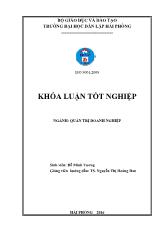 Giải pháp phát triển nguồn nhân lực tại công ty TNHH Quảng thành Việt Nam