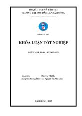 Hoàn thiện công tác kế toán nguyên vật liệu tại công ty TNHH may xuất khẩu Minh Thành