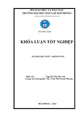 Hoàn thiện tổ chức kế toán doanh thu, chi phí và xác định kết quả kinh doanh tại công ty cổ phần thương mại xuất nhập khẩu thủ công mỹ nghệ Hải Phòng