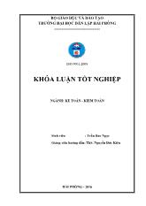 Hoàn thiện tổ chức kế toán doanh thu, chi phí và xác định kết quả kinh doanh tại công ty cổ phần tư vấn thiết kế xây dựng và thiết bị phòng cháy chữa cháy Hải Phòng