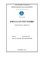 Hoàn thiện tổ chức kế toán doanh thu, chi phí và xác định kết quả kinh doanh tại công ty cổ phần đầu tư thương mại Vĩnh Thịnh