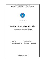 Khóa luận Các giải pháp nhằm hoàn thiện công tác quản trị nhân sự tại Công ty TNHH thương mại Duy Tùng