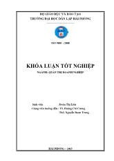 Khóa luận Chiến lược marketing nhằm mở rộng thị trường tiêu thụ sản phẩm thép tại Công ty cổ phần công nghệ và thương mại Trang Khanh