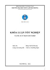 Khóa luận Công tác đào tạo và phát triển nguồn nhân lực công ty cổ phần vận tải Phượng Cường