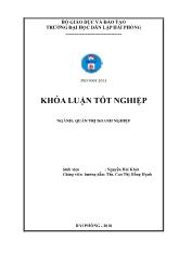 Khóa luận Giải pháp marketing nhằm mở rộng thị trường tại công ty TNHH Anpha