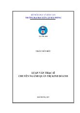 Khóa luận Giải pháp tạo động lực thúc đẩy làm việc cho giảng viên trường cao đẳng nghề du lịch và dịch vụ Hải Phòng