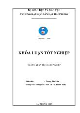 Khóa luận Hoạch định chiến lược tại công ty cổ phẩn cảng Nam Hải