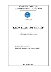 Khóa luận Hoàn thiện công tác kế toán doanh thu, chi phí và xác định kết quả kinh doanh tại Công ty TNHH công nghệ tự động hóa Hoàng Gia