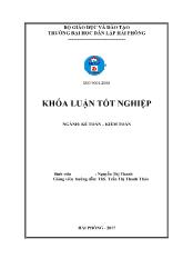 Khóa luận Hoàn thiện công tác kế toán doanh thu, chi phí và xác định kết quả kinh doanh tại Công ty TNHH Vũ Lâm