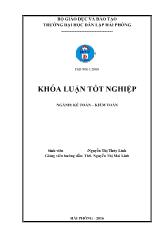 Khóa luận Hoàn thiện công tác kế toán doanh thu, chi phí và xác định kết quả kinh doanh tại công ty TNHH vận tải thương mại hà anh