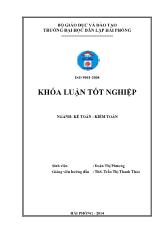 Khóa luận Hoàn thiện công tác kế toán doanh thu, chi phí và xác định kết quả kinh doanh tại Công ty TNHH MTV may Mạnh Cường