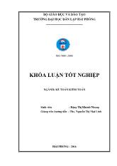 Khóa luận Hoàn thiện công tác kế toán doanh thu, chi phí và xác định kết quả kinh doanh tại công ty TNHH thương mại vận tải Đức Lâm