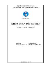 Khóa luận Hoàn thiện công tác kế toán doanh thu, chi phí và xác định kết quả kinh doanh tại Công ty cổ phần thương mại và dịch vụ 3D