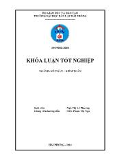 Khóa luận Hoàn thiện công tác kế toán doanh thu, chi phí và xác định kết quả kinh doanh tại Công ty cổ phần tư vấn đầu tư Việt Úc