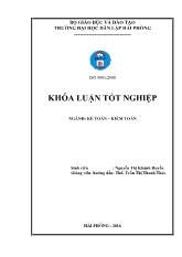 Khóa luận Hoàn thiện công tác kế toán doanh thu, chi phí và xác định kết quả kinh doanh tại Công ty cổ phần xuất nhập khẩu và xây dựng Bạch Đằng