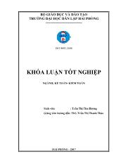 Khóa luận Hoàn thiện công tác kế toán doanh thu, chi phí và xác định kết quả kinh doanh tại công ty TNHH xây dựng va phát triển Tuấn Hưng