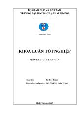 Khóa luận Hoàn thiện công tác kế toán doanh thu, chi phí và xác định kết quả kinh doanh tại công ty TNHH đầu tư thương mại và xây dựng Tín Đức