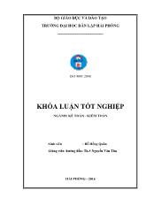 Khóa luận Hoàn thiện công tác kế toán doanh thu, chi phí và xác định kết quả kinh doanh tại công ty cổ phần cơ khí thương mại Hoàng Minh