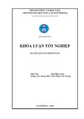 Khóa luận Hoàn thiện công tác kế toán doanh thu,chi phí và xác định kế quả kinh doanh tại Công ty TNHH thương mại Hoàng Hiến