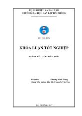 Khóa luận Hoàn thiện công tác kế toán hàng hóa tại công ty cổ phần xây dựng và thương mại Đại Ngàn