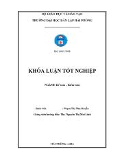 Khóa luận Hoàn thiện công tác kế toán hàng hóa tại công ty Cổ phần thương mại mai Hồng Liên