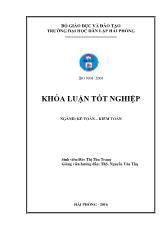 Khóa luận Hoàn thiện công tác kế toán hàng hóa tại công ty cổ phần K.H.V