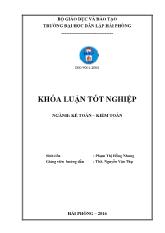 Khóa luận Hoàn thiện công tác kế toán hàng hóa tại công ty TNHH thương mại – Dịch vụ Hoàng Khánh