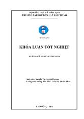 Khóa luận Hoàn thiện công tác kế toán hàng hóa tại công ty tnhh thương mại và dịch vụ Minh Châu