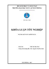 Khóa luận Hoàn thiện công tác kế toán hàng hóa tại công ty TNHH thương mại XNK Hoa Long