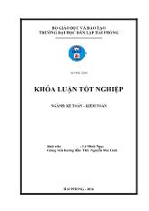 Khóa luận Hoàn thiện công tác kế toán hàng hóa tại công ty TNHH sản xuất & thương mại Mỹ Phát