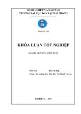 Khóa luận Hoàn thiện công tác kế toán hàng tồn kho tại Công ty TNHH tân Việt Cường