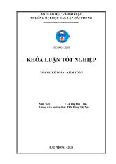 Khóa luận Hoàn thiện công tác kế toán lập và phân tích Báo cáo kết quả kinh doanh tại công ty tnhh nội thất Thủy Sejin - Vinashin