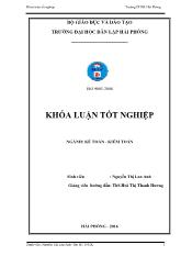 Khóa luận Hoàn thiện công tác kế toán nguyên vật liệu, công cụ dụng cụ tại chi nhánh công ty cổ phần xuất nhập khẩu Quảng bình - Nhà máy sản xuất NPK