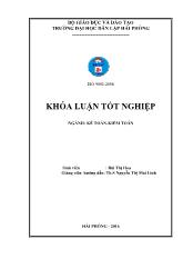 Khóa luận Hoàn thiện công tác kế toán nguyên vật liệu tại Công ty cổ phần xây dựng 234