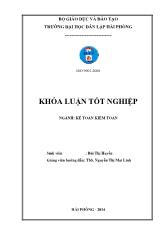 Khóa luận Hoàn thiện công tác kế toán nguyên vật liệu tại Công ty tnhh xây dựng và thương mại Huy Dũng