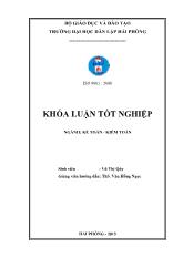 Khóa luận Hoàn thiện công tác kế toán nguyên vật liệu tại công ty TNHH may xuất khẩu Minh Long Phát