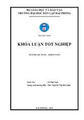 Khóa luận Hoàn thiện công tác kế toán nguyên vật liệu tại công ty cổ phần vận tải Hợp Thành