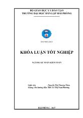 Khóa luận Hoàn thiện công tác kế toán nguyên vật liệu và công cụ dụng cụ tại công ty TNHH MTV đóng và sửa chữa tàu Hải Long