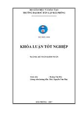 Khóa luận Hoàn thiện công tác kế toán thanh toán với người mua, người bán tại Công ty TNHH xây dựng và công nghiệp Minh Long