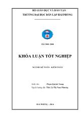 Khóa luận Hoàn thiện công tác kế toán tiền lương và các khoản trích theo lương tại Công ty cổ phần xây lắp điện Duyên Hải