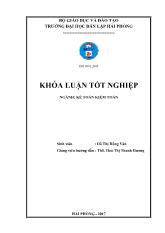 Khóa luận Hoàn thiện công tác kế toán TSCĐ tại Công ty TNHH Thương mại và Giao nhận Minh Trung