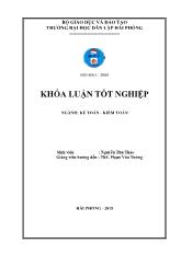 Khóa luận Hoàn thiện công tác kế toán vốn bằng tiền tại công ty trách nhiệm hữu hạn Tân Thuận