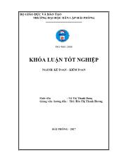 Khóa luận Hoàn thiện công tác lập và phân tích bảng cân đối kế toán tại công ty cổ phần đầu tư phát triển phö Đức Quang