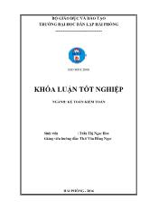 Khóa luận Hoàn thiện công tác lập và phân tích bảng cân đối kế toán tại công ty trách nhiệm hữu hạn thương mại và giao nhận Minh Trung