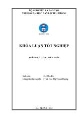 Khóa luận Hoàn thiện công tác lập và phân tích bảng cân đối kế toán tại công ty TNHH thương mại vận tải và dịch vụ Hải Thiên